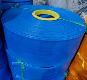 Usine en gros bonne qualité <span class=keywords><strong>arrosage</strong></span> 4 "<span class=keywords><strong>50m</strong></span> poser tuyau plat PVC tuyau de décharge de livraison d'eau - Product Image 3