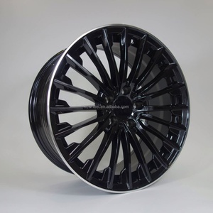 Jantes <span class=keywords><strong>Mercedes</strong></span> <span class=keywords><strong>W177</strong></span> W206 W205 W213 W251 Flow Forming pour <span class=keywords><strong>Mercedes</strong></span> <span class=keywords><strong>Classe</strong></span> <span class=keywords><strong>A</strong></span>/C/E/S AMG/E, finition usinée noire, lèvre usinée noire - Product Image 3