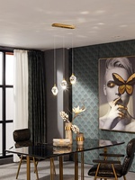 Luxueux Cristal Plafond Lustre Nordique Éclairage Intérieur LED Pendentif Lampe Salon Escaliers Couloir Hôtel Restaurant Accueil