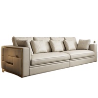 Salon Lounge Suite Cuir Italien Personnalisable et Designs Canapé Ensemble Mobilier Moderne Maison 7 Places Sofaset Sport Ensemble