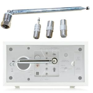 <span class=keywords><strong>Antenne</strong></span> radio DAB <span class=keywords><strong>FM</strong></span> adaptateur <span class=keywords><strong>HiFi</strong></span> récepteur AV mini système <span class=keywords><strong>antenne</strong></span> radio portable tige d'<span class=keywords><strong>antenne</strong></span> télescopique SMA - Product Image 6