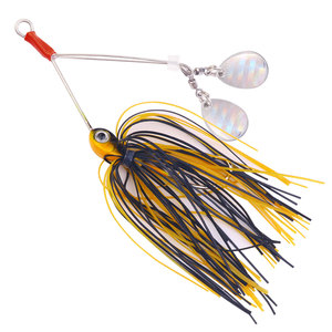 HENGJIA 0.39oz Spinnerbait in Acciaio Inossidabile, Jig in Metallo, <span class=keywords><strong>Esche</strong></span> da <span class=keywords><strong>Pesca</strong></span> <span class=keywords><strong>con</strong></span> Gonna in Silicone - Product Image 3