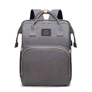 Mochila de Fraldas Impermeável Personalizada para Bebês com Estação de Troca, Bolsa de Fraldas com Grande Capacidade para Mamães - Product Image 2
