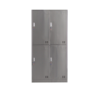 Armoire de rangement 4 portes en acier inoxydable pour atelier de gym armoire en métal - Product Image 3