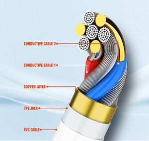 Ldno Ls891 25w चार्जर केबल 3a फास्ट चार्जिंग ब्राड यूएसबी माइक्रो टिपो प्रकार सी एंड्रॉइड डेट केबल - Product Image 6
