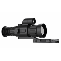 Monoculaire thermique avec télémètre laser 1200m, vision nocturne 640x512 50Hz, lunette thermique pour la chasse