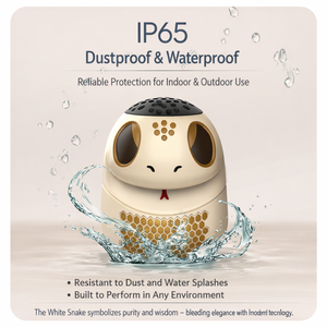 Enceinte sans fil portable Bluetooth en forme de serpent mignon, avec basses riches, petite taille, grand son, cadeau technologique créatif - Product Image 2