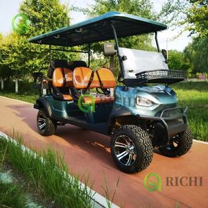 Sièges personnalisés professionnels 5 à 6 places voiturette de golf avec gaz ou électricité voiturette de golf livraison gratuite écran de voiturette de golf - Product Image 6