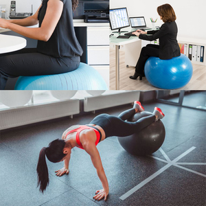 Balle de yoga extra épaisse <span class=keywords><strong>en</strong></span> PVC anti-éclatement 55cm 65cm 75cm avec pompe pour le fitness de grossesse - Product Image 5