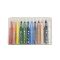 Offre Spéciale – Ensemble de Crayons Cireux Effaçables Soyeux et Solubles dans l'Eau (12/24/36 Couleurs) avec Logo Personnalisé – Idéal pour Cadeau Enfant