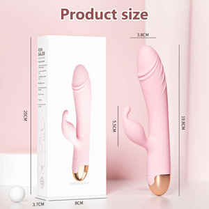 Vibratore Dildo Rotante a 360 Gradi Massaggiatore Vaginale Femminile Stimolatore Punto G e Clitoride Masturbatore Vibratore <span class=keywords><strong>Rabbit</strong></span> Giocattoli Sessuali - Product Image 3