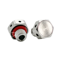 Valve de purge automatique étanche et respirante en acier inoxydable M12*1.5 pour cuve de fermentation, en laiton et alliage d'aluminium, version continentale
