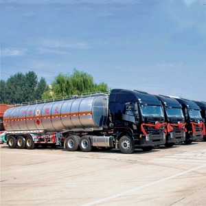 Semi-remorque citerne à ciment en vrac en acier à trois essieux de 50 tonnes, neuve, avec support après-vente, pour l'alimentation des centrales à béton - Product Image 4