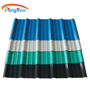 Feuille <span class=keywords><strong>de</strong></span> <span class=keywords><strong>toit</strong></span> enduite en PVC UPVC T1130 ASA ondulée en plastique pour revêtement - Product Image 2