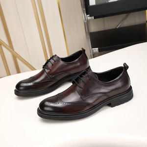 Chaussures habillées en cuir véritable de qualité professionnelle, imperméables - chaussures habillées formelles adaptées aux occasions formelles - Product Image 5