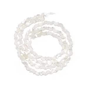 Natural Freshwater Shell Beads Strands Shell Shards White Chip Beads Square Heart Love Shape Shell Beds For Jewelry DIY