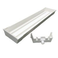 Embouts en plastique pour gouttière de substrat hydroponique