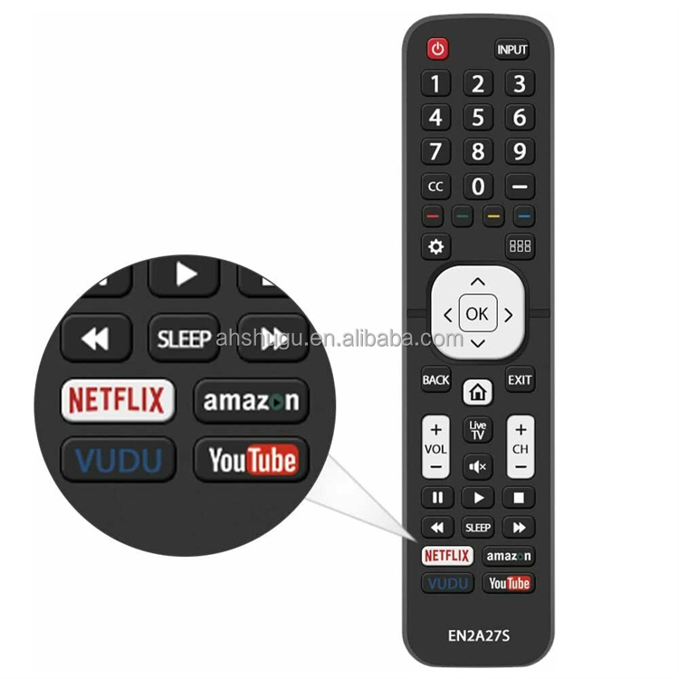 EN2A27S Remote Control for Sharp Smart Tvs - Single Serve
