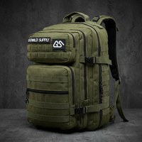 Sac à dos tactique de sport, système MOLLE, fermeture éclair étanche, polyester 900D, durable, léger, pour le cyclisme, la gym, l'extérieur, usage quotidien, ordinateur portable