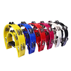 Instruments de percussion Orff pour enfants tambour de tambourin en gros prêt pour l'expédition - Product Image 1