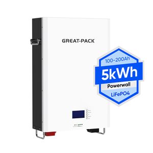 แบตเตอรี่สำรองพลังงานสำหรับบ้าน 5kW 5kWh 51.2V/48V แบบติดผนัง พร้อมระบบสื่อสาร Can Communication รับประกัน 10 ปี - Product Image 1