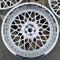 GVICHN Jantes en alliage de voiture en aluminium 6061-T6 de haute qualité personnalisées de 24 pouces Jantes à lèvres profondes polies forgées