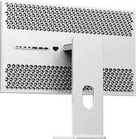 Moniteur de bureau professionnel Kuycon G27P 27 pouces 5K IPS avec écran miroir entièrement laminé et corps en alliage d'aluminium