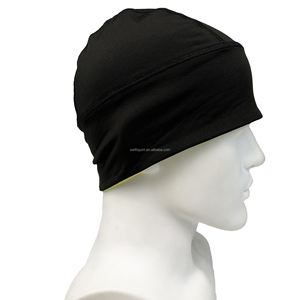 Topi Beanie Olahraga Lari Hitam, Bernapas, Cepat Kering, Topi Sepeda Pendingin, Topi Skull 10 Kasual Outdoor Satin, Topi Sepeda Custom - Product Image 6