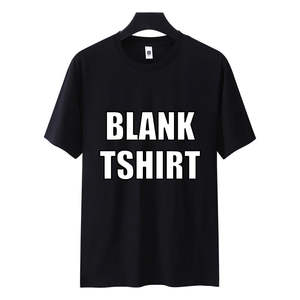 T-shirt de luxe pour homme en 100 % coton épais, coupe oversize et carrée, col montant, décontracté, manches courtes, vierge - Product Image 5