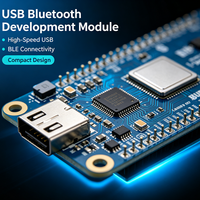 Placa de Desarrollo Integrada Personalizada con Chip BLE, Interfaz de Descarga USB, Controlador Inalámbrico IoT, Fabricante de PCBA