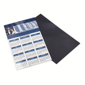 Custom 2025 2026 Calendar Business Card Logo Magnet Realtor Magnetic Paper Calender for <b>Fridge</b> - Product Image 5