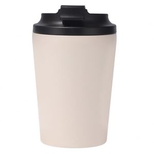 Petite tasse à café isotherme en acier inoxydable, anti-fuite, avec couvercle rabattable, légère, portable, pour les trajets quotidiens, impression personnalisée - Product Image 2