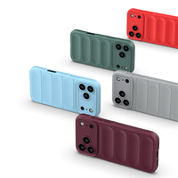 Coque arrière en silicone liquide couleur unie Lichicase pour iPhone 18Pro 18Air 18 ProMax avec coussin intérieur doux