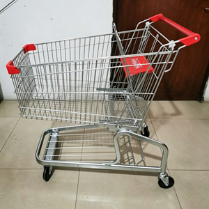 Carrito de Compras de Gran Capacidad de 340L, con Ruedas Silenciosas y Resistentes, para Supermercados, Uso Comercial y Mayorista - Product Image 5