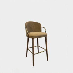 Silla de Salón Metálica de Alta Calidad a Precio Económico al por Mayor, Silla Alta para Salón de Belleza, Taburete de Barra de Altura Media, Diseño Moderno - Product Image 3