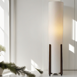 Lampadaire LED Zen Atmosphere avec Style Minimaliste Rétro pour Décor de Salon et de Chambre Base E26 - Product Image 6