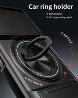 Coque de téléphone portable antichoc en TPU PC avec double protection magnétique pour objectif, compatible avec Infinix Hot 70/Note 60 Ultra/Hot 60 Pro Plus