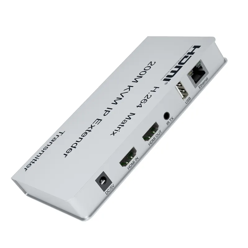 H.264 HDMI KVM Extender Over IP RJ45 rete Ethernet HDMI KVM Extender 200M di UTP/STP Ethernet CAT6 supporto Mouse tastiera USB