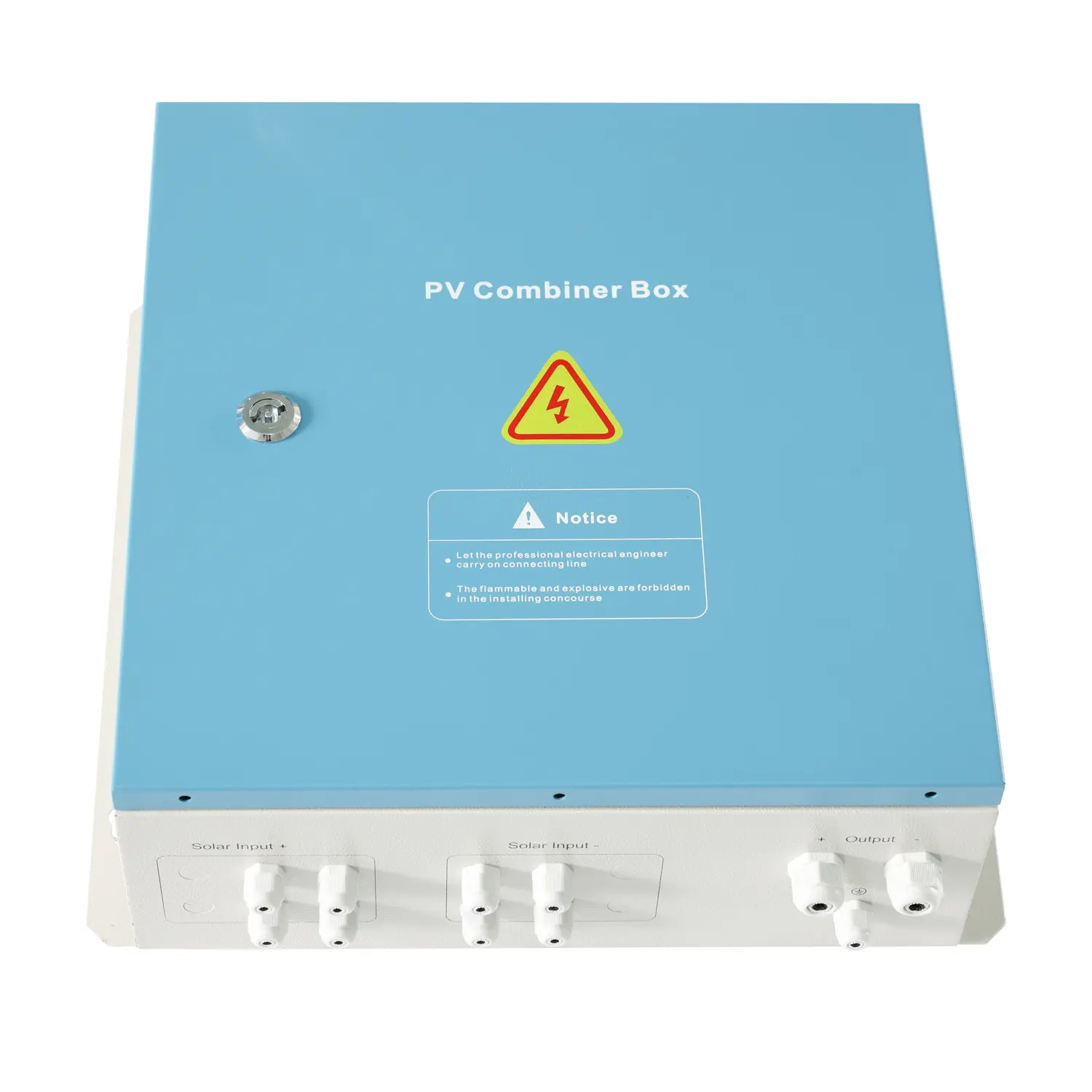 Kotak kombinasi surya 4 senar Input 6 Input 10input dengan SPD dan Fuse sistem surya DC PV Combiner Box