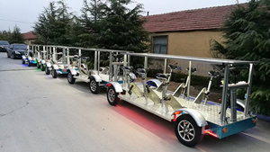 2025 multifunción mejor coche eléctrico de 13 asientos para turismo para el servicio de transporte de resorts y camión de cerveza de fiesta de amigos - Product Image 3