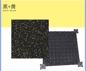 <span class=keywords><strong>Tapis</strong></span> <span class=keywords><strong>de</strong></span> <span class=keywords><strong>sol</strong></span> en caoutchouc haute densité antidérapant écologique 15-50mm pour le <span class=keywords><strong>sport</strong></span> professionnel, facile à installer, absorbant les chocs - Product Image 6