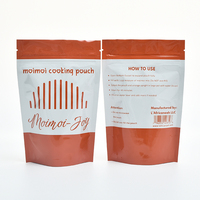 Sachet de cuisson en aluminium refermable avec logo, résistant aux hautes températures, pour cuisson Moi Moi