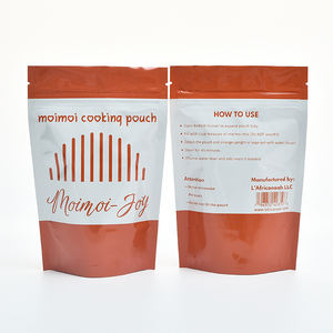 Retort Pouch Aluminum <b>Foil</b> Stand up Zipper With LOGO High Temperature <b>Cooking</b> Moi Moi <b>Cooking</b> Pouch - Product Image 1