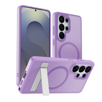 Coque transparente magnétique avec béquille intégrée, personnalisable avec logo, pour S26 S26 Ultra – Vente en gros usine