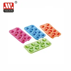 Haixing New Style Custom Kitchen Sustainable Dolphin Pattern Ice Cube Tray