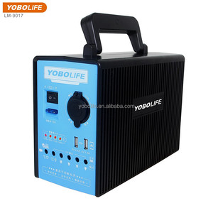 Chargeur de voiture de système solaire Portable LM-9017 batterie LiFePO4 contrôleur MPPT DC <span class=keywords><strong>12V</strong></span> <span class=keywords><strong>TV</strong></span>/ventilateur 50000mAh éclairage solaire lumières de secours - Product Image 2