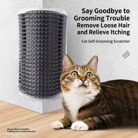 Grattoir pour chat, brosse de toilettage auto-nettoyante, brosse texturée pour enlever les poils, brosse de massage pour le visage, jouet de toilettage pour animaux de compagnie, fournisseur en gros