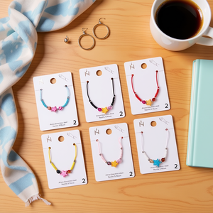 Bracciale con Charm Angelina Star in Acciaio Inossidabile, Set di Gioielli Fatti a Mano, Regalo Unisex, 12 Pezzi - Product Image 5