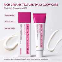 Crème Visage Éclaircissante et Réparatrice Hydratante à l'Arbutine et à l'Acide Tranexamique, en Gros (OEM/ODM) – Crème et Lotion Visage au Céramide et Niacinamide