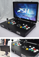 Console de jeu d'arcade portable 24 pouces Jinns Source Factory pour 2 joueurs avec joystick, armoire pliable pour divertissement à domicile
